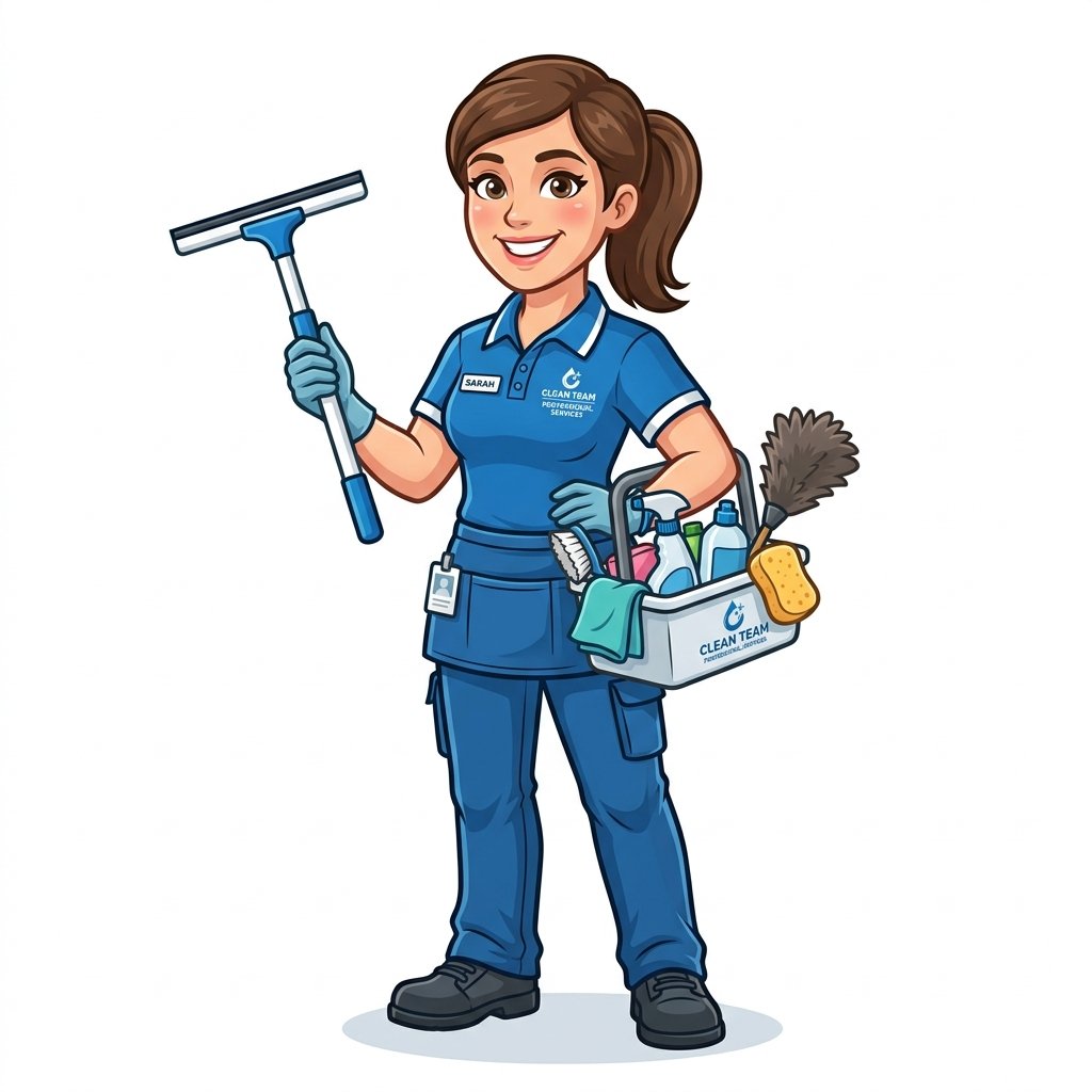 Urban Gloss Cleaning Mascot